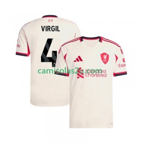 Camisolas de futebol Liverpool Virgil van Dijk 4 Equipamento Alternativa 2025/26 Manga Curta